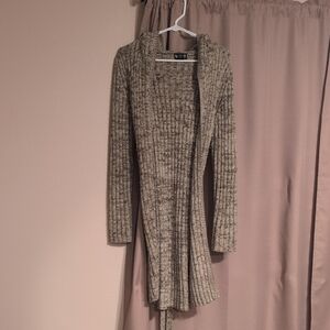 579 Open-Front Cardigan Drape Sweater Size XS